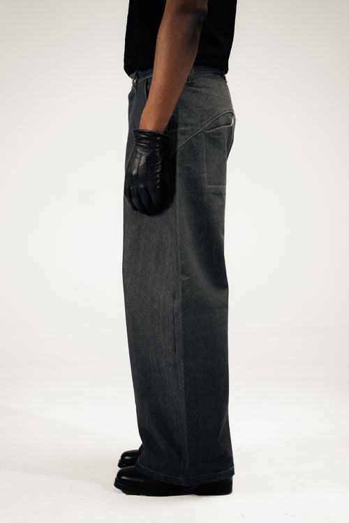Chapter 01 — Barrel Leg Raw Denim Jeans