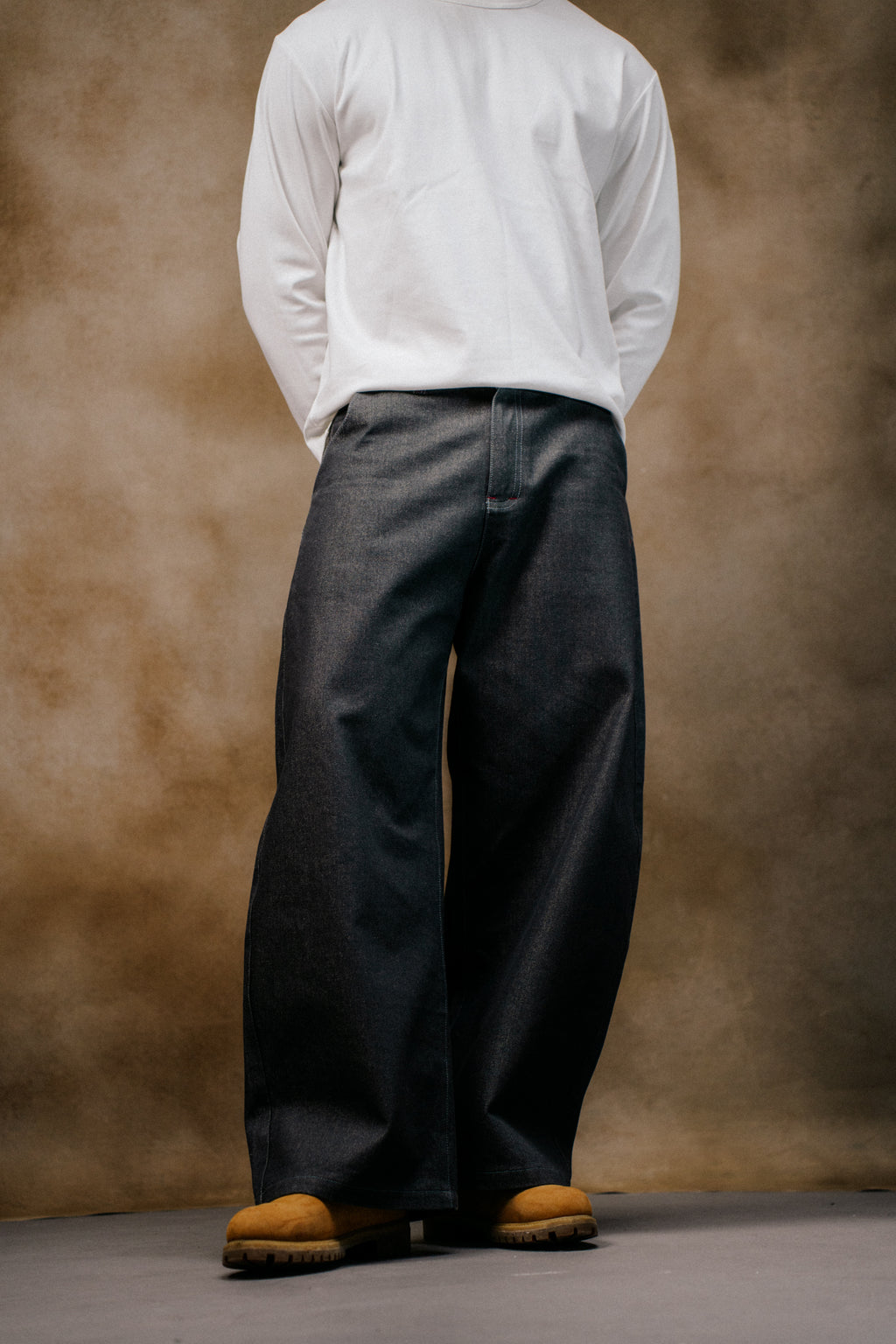 Chapter 01 — Barrel Leg Raw Denim Jeans