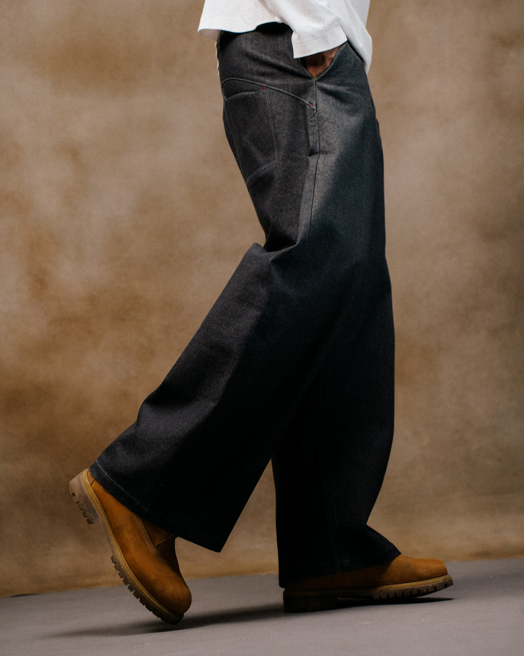 Chapter 01 — Barrel Leg Raw Denim Jeans